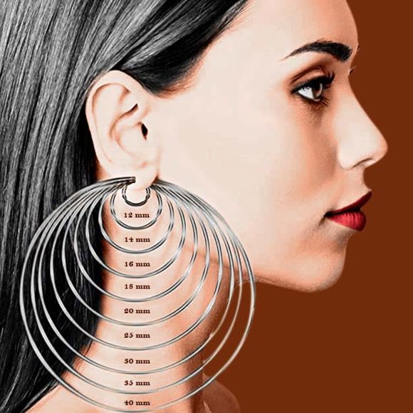 14K  plain Gold Huggee Hoops Earring Perfect Combination of Style for women - Picture 4 of 8